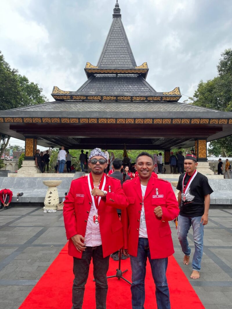 Foto : Rion Adi, S.E. (Wakil ketua Bidang Agitasi & Propaganda) dan Adi Suherman Tebwaiyanan, S.E., M.M.(Ketua Bidang Hubungan Antar Lembaga) DPP GMNI Periode 2025-2028