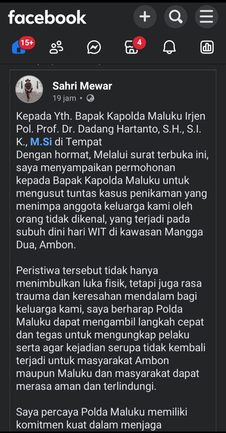 Surat Terbuka Warga Minta Kapolda Maluku Usut Tuntas Kasus Penikaman di Mangga Dua 10 IMG 20251212 082713