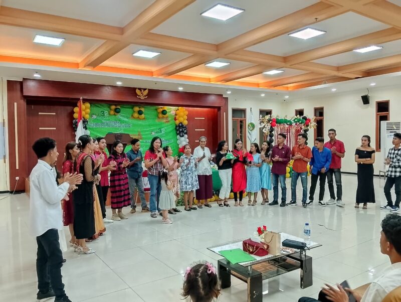 Perayaan Dies Natalis IKHSO-Ambon Ke-32 sekaligus perayaan natal IKHSO-Ambon yang berlangsung di gedung DPRD Provinsi Maluku pada Senin (22/12/2025).