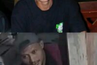 Keterangan: Foto di atas adalah korban salah tangkap, Victor Adam Papera dan Foto di bawah adalah pelaku di CCTV. Sumber Facebook, Trisia Papera.