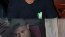 Keterangan: Foto di atas adalah korban salah tangkap, Victor Adam Papera dan Foto di bawah adalah pelaku di CCTV. Sumber Facebook, Trisia Papera.