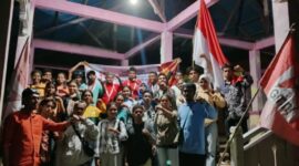 Anggota beserta Badan Pengurus Cabang (BPC) Gerakan Mahasiswa Mahasiswa Nasional Indonesia (GMNI) Kepulauan Aru. Foto: Mn/Ar