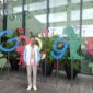 Welem Porumau, Mahasiswa politeknik negeri Ambon, di tour kantor Google ekslusif Indonesia. 