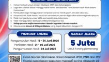 Flayer sayembara desain logo dan maskot resmi yang di keluarkan oleh panitia kongres ke XL GMKI.