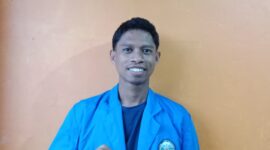Okto Isran, Presiden mahasiswa IAKN AMBON. 