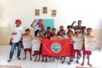 Gerakan Mahasiswa Pemuda Pegunungan Seram Utara (GemaPenuSetara) bersama siswa/i Seklah Dasar Negeri (SDN) 344 Maluku Tengah, pada Sabtu (25/07/2026).