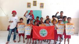 Gerakan Mahasiswa Pemuda Pegunungan Seram Utara (GemaPenuSetara) bersama siswa/i Seklah Dasar Negeri (SDN) 344 Maluku Tengah, pada Sabtu (25/07/2026).