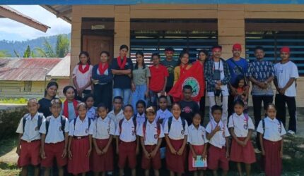 GPS bersama siswa SD Kanike