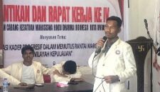 Foto: Sekretaris Pimpinan Cabang Kesatuan Mahasiswa Hindu Dharma Indonesia (PC KMHDI) Ambon, Ipang Latubual.