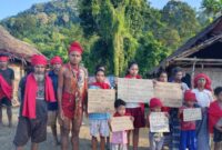 Masyarakat Adat Dusun Sinahari Desak Cabut Status Konservasi di Wilayah Adatnya, Selasa (8/9/2026).